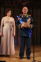 Награждение Н.Д.Тараканова Орденом «Честь и Слава Великой России»